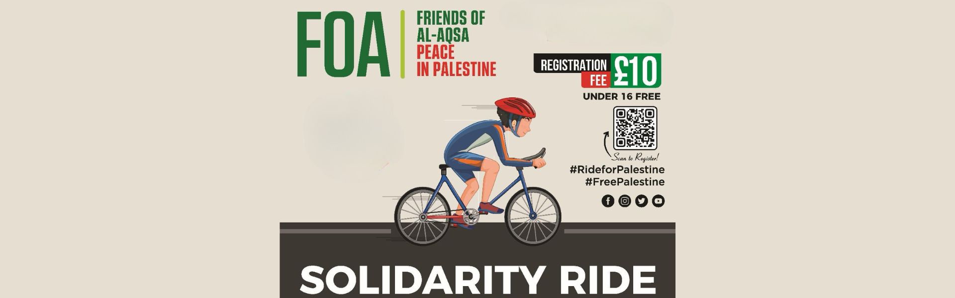FOA Palestine Solidarity Ride 2024